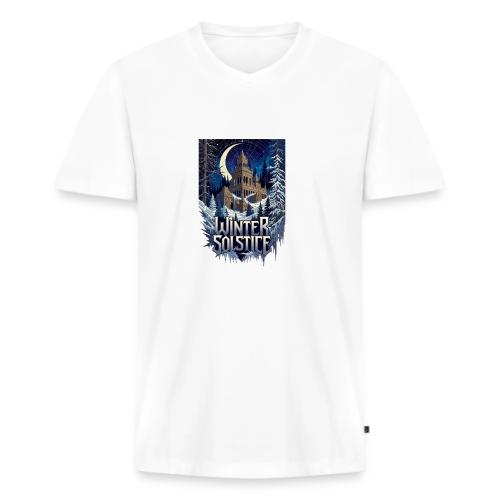 Gothic Solstice T-Shirt, Premium - Men's Premium Organic V-Neck T-Shirt