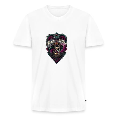 Love Bites (Literally) T-Shirt - Men's Premium Organic V-Neck T-Shirt
