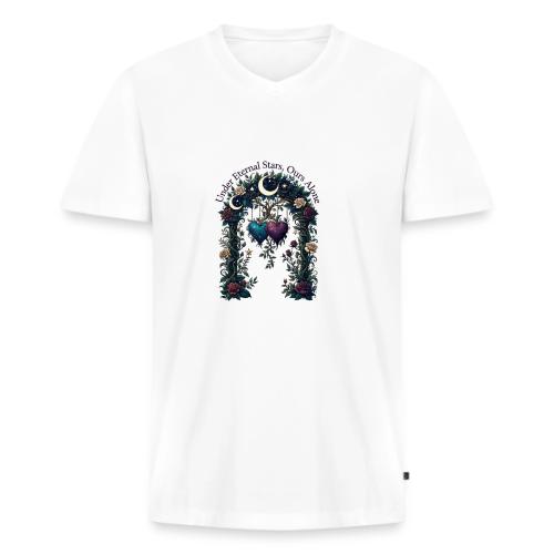 Under Eternal Stars Ours Alone Arbor Gifts T-Shirt - Men's Premium Organic V-Neck T-Shirt