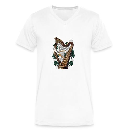 Emerald Harp Shenanigans T-Shirt - Men's V-Neck T-Shirt by Bella + Canvas