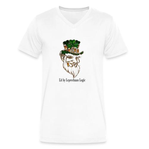Leprechaun Lantern Mischief T-Shirt - Men's V-Neck T-Shirt by Bella + Canvas