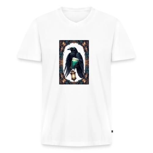 Pint of No Regrets Just Shenanigans Raven T-Shirt - Men's Premium Organic V-Neck T-Shirt