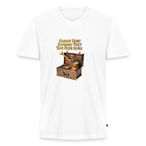 Garage Guru T Shirt - Men's Premium Organic V-Neck T-Shirt