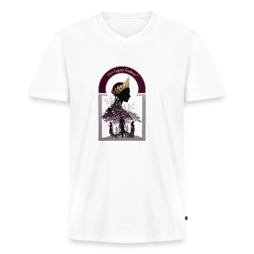Women's Day Legacy T Shirt, Empowerment Gift 2026 - Men's Premium Organic V-Neck T-Shirt