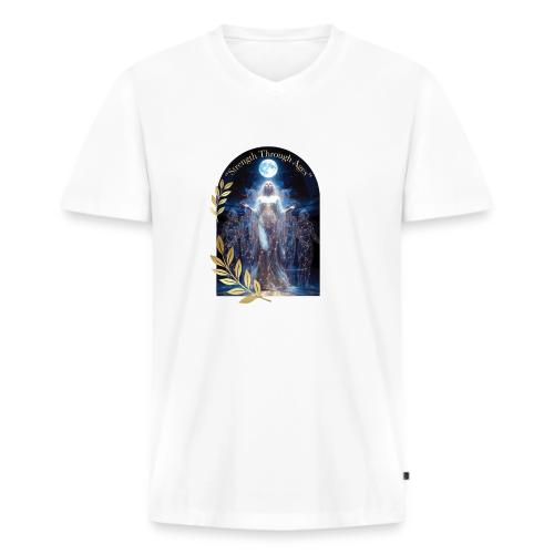 Women's Day Legacy T Shirt, Empowerment Gift 2026 - Men's Premium Organic V-Neck T-Shirt