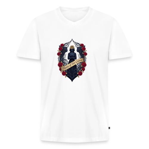 Women’s Day Thorn Crown T Shirt, Gift for Sister - Men's Premium Organic V-Neck T-Shirt