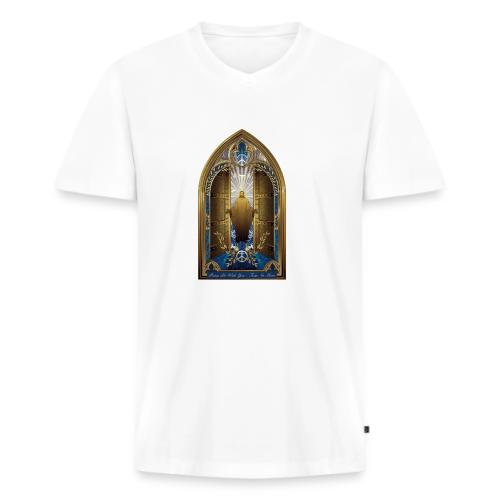 Easter Peace Be With You Locked Doors T Shirt,Gift - Men's Premium Organic V-Neck T-Shirt