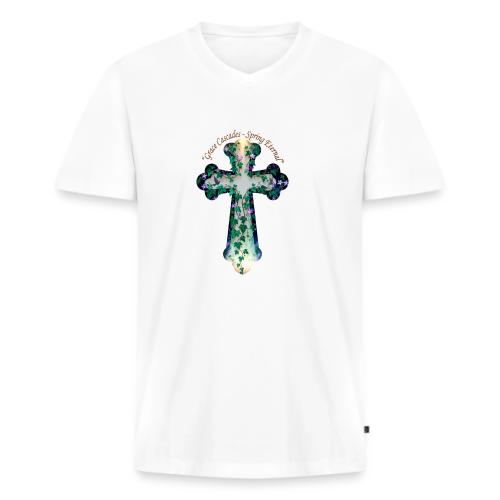 Easter Grace Cascades Eternal T Shirt, Mercy Gift - Men's Premium Organic V-Neck T-Shirt