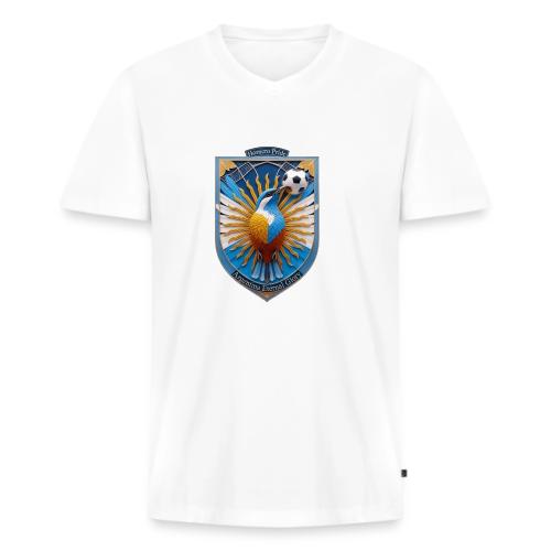 Argentina Hornero Soccer T Shirt, Football Gift - Men's Premium Organic V-Neck T-Shirt