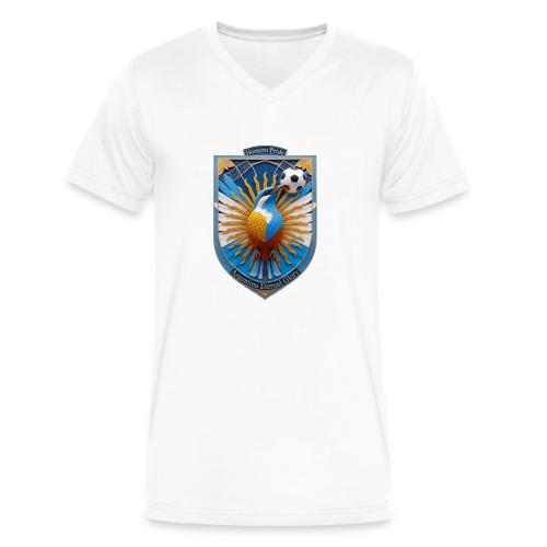 Argentina Hornero Soccer T Shirt, Football Gift - Men's V-Neck T-Shirt by Bella + Canvas