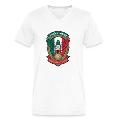 Mexico Eagle Legacy T-Shirt, Mexican Pride Gift - Men's V-Neck T-Shirt by Bella + Canvas