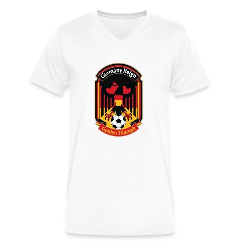Germany Eagle Reign T-Shirt, German Flag Gift - Men's V-Neck T-Shirt by Bella + Canvas