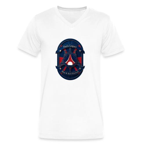 Paris Pride Heritage T Shirt, Soccer Fan Gift - Men's V-Neck T-Shirt by Bella + Canvas