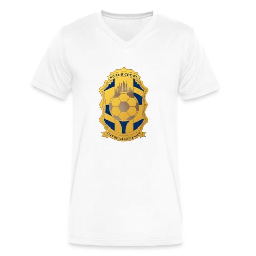 Riyadh Crown T Shirt, Modern Desert Pride Gift - Men's V-Neck T-Shirt by Bella + Canvas