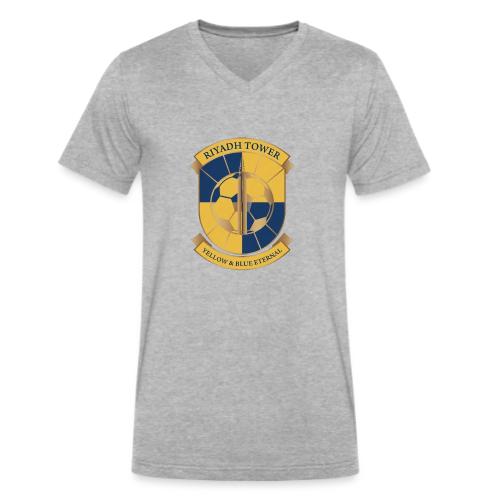 Riyadh Tower Premium T Shirt, Football Pride Gift - Men's V-Neck T-Shirt by Bella + Canvas