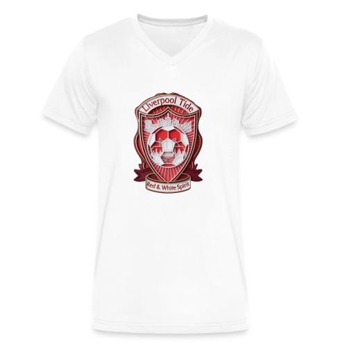 Liverpool Tide T Shirt, Soccer City Pride Gift - Men's V-Neck T-Shirt by Bella + Canvas