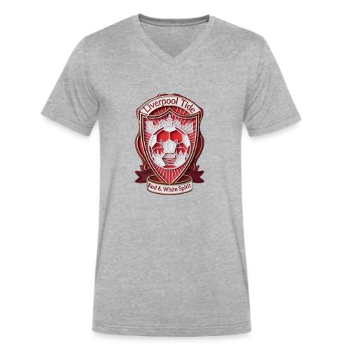 Liverpool Tide T Shirt, Soccer City Pride Gift - Men's V-Neck T-Shirt by Bella + Canvas