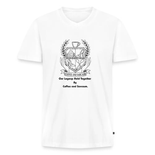 Sarcastic Mom T-Shirt, Mug - Men's Premium Organic V-Neck T-Shirt