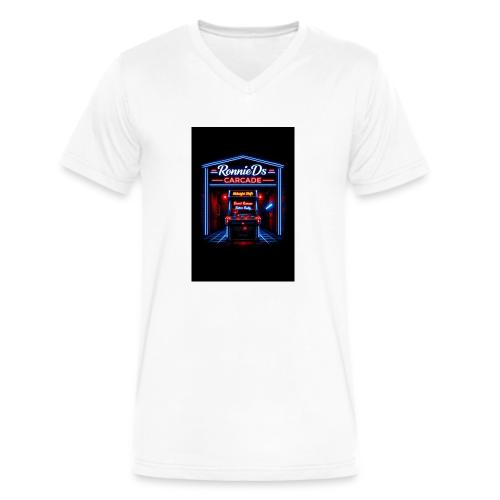 Carcadelogo3 - Men's V-Neck T-Shirt by Bella + Canvas