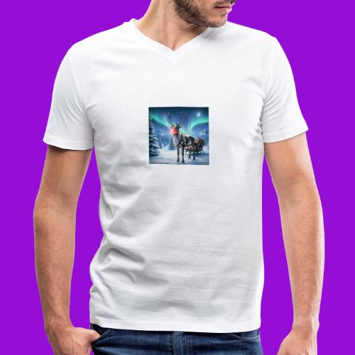 Rudolph the red nosed reindeer - Men's Premium Organic V-Neck T-Shirt