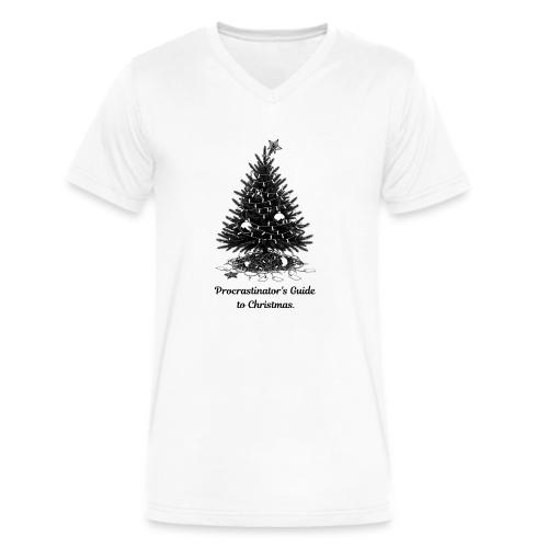 Procrastinator's Guide Christmas T-Shirt - Men's V-Neck T-Shirt by Bella + Canvas