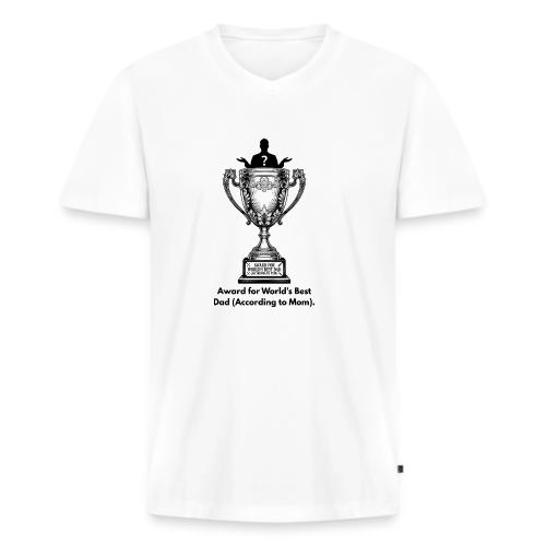 Sarcastic Dad T-Shirt - Men's Premium Organic V-Neck T-Shirt