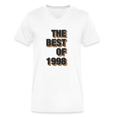 The Best Of 1998 - Men's V-Neck T-Shirt by Canvas