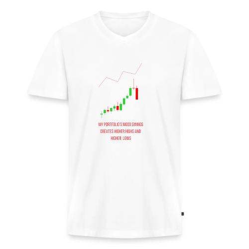 Technical Analysis Trading T-Shirt| Sarcastic - Men's Premium Organic V-Neck T-Shirt