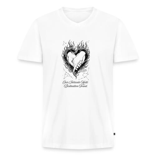 Intricate Hold T-Shirt, Mug, & Leggings - Men's Premium Organic V-Neck T-Shirt