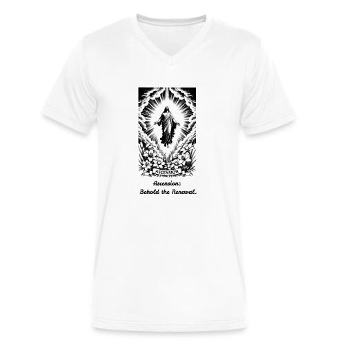 Christian T-Shirt, Poster, & Mug - Men's V-Neck T-Shirt by Bella + Canvas