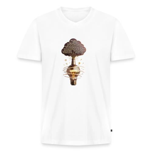 Dad Joke Generator T Shirt - Men's Premium Organic V-Neck T-Shirt
