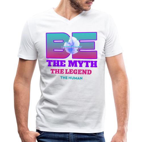 Be Legendary - Men's Premium Organic V-Neck T-Shirt