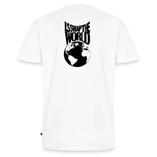 LS Swap the World (Front & Back) - Men's Premium Organic V-Neck T-Shirt