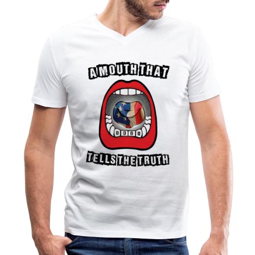 BIGMOUTH - Men's Premium Organic V-Neck T-Shirt