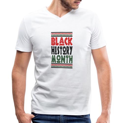 Black History Month BHM 2025 - Men's Premium Organic V-Neck T-Shirt