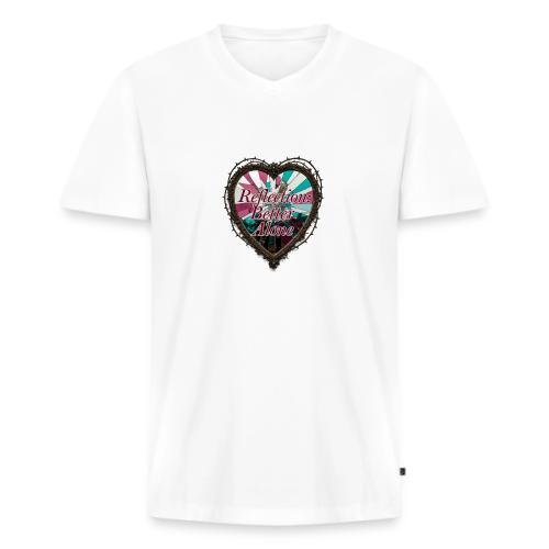 Reflection: Better Alone T-Shirt - Men's Premium Organic V-Neck T-Shirt