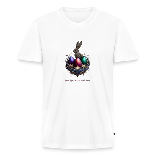 Easter Hatch Hope Nest Guardian T Shirt, Gift - Men's Premium Organic V-Neck T-Shirt