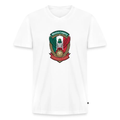 Mexico Eagle Legacy T-Shirt, Mexican Pride Gift - Men's Premium Organic V-Neck T-Shirt