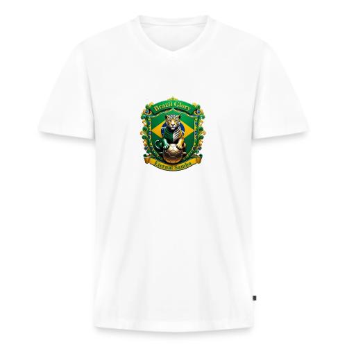 Brazil Jaguar Glory Tee, Brazilian Pride Gift - Men's Premium Organic V-Neck T-Shirt