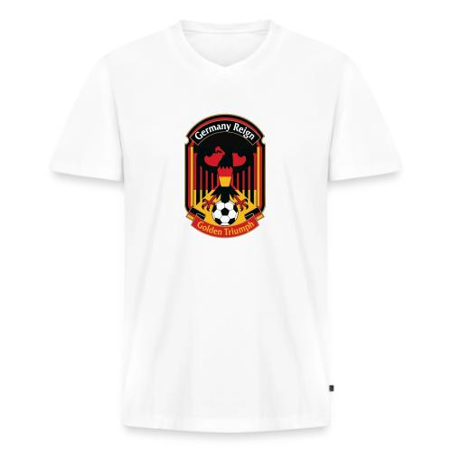 Germany Eagle Reign T-Shirt, German Flag Gift - Men's Premium Organic V-Neck T-Shirt