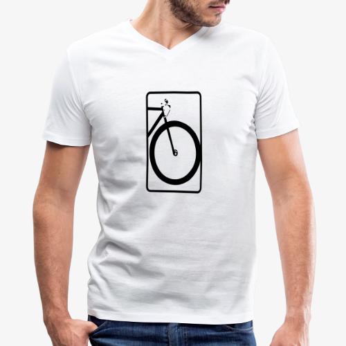 Front Wheel Forward - Men's Premium Organic V-Neck T-Shirt