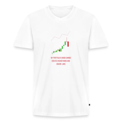 Technical Analysis Trading T-Shirt| Sarcastic - Men's Premium Organic V-Neck T-Shirt