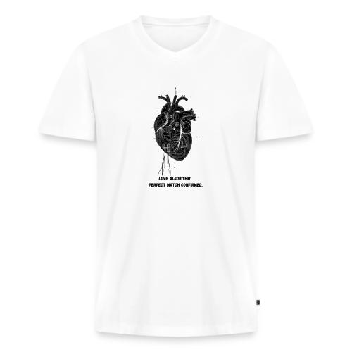 Love Algorithm T-Shirt - Men's Premium Organic V-Neck T-Shirt