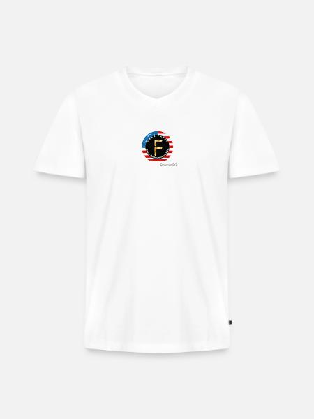 Limitless creativity - Men's Premium Organic V-Neck T-Shirt - white
