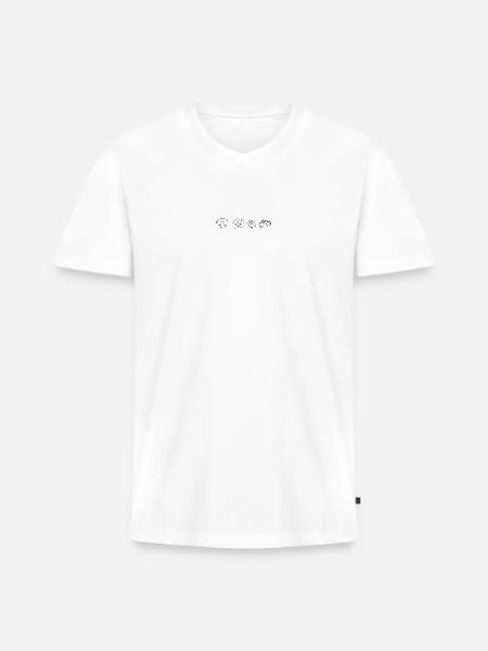Summer Getaway Gear - Men's Premium Organic V-Neck T-Shirt - white