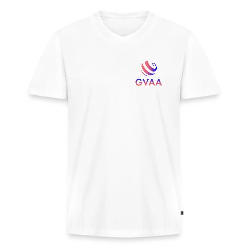 GVAA Merch Stacked Color - Men's Premium Organic V-Neck T-Shirt
