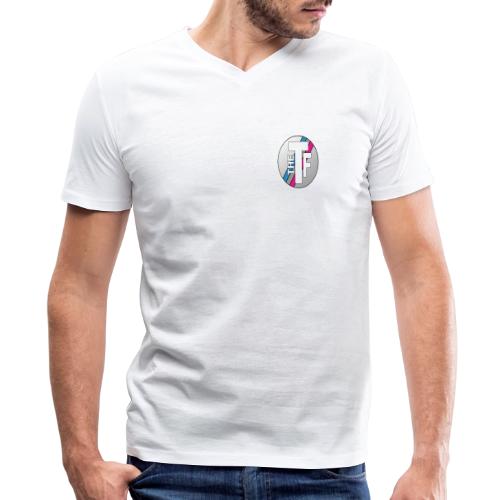 90's Stripe - Men's Premium Organic V-Neck T-Shirt