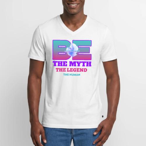 Be Legendary - Men's Premium Organic V-Neck T-Shirt