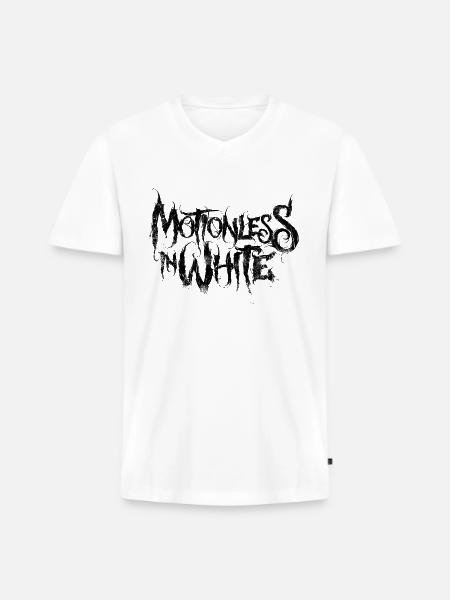 Motionless In White - Men's Premium Organic V-Neck T-Shirt - white