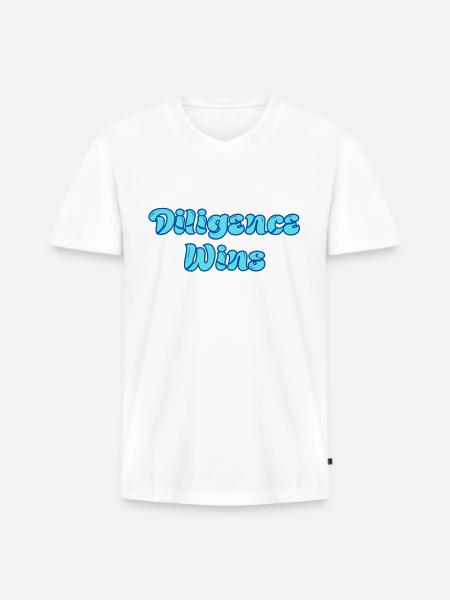 inspiration work - Men's Premium Organic V-Neck T-Shirt - white